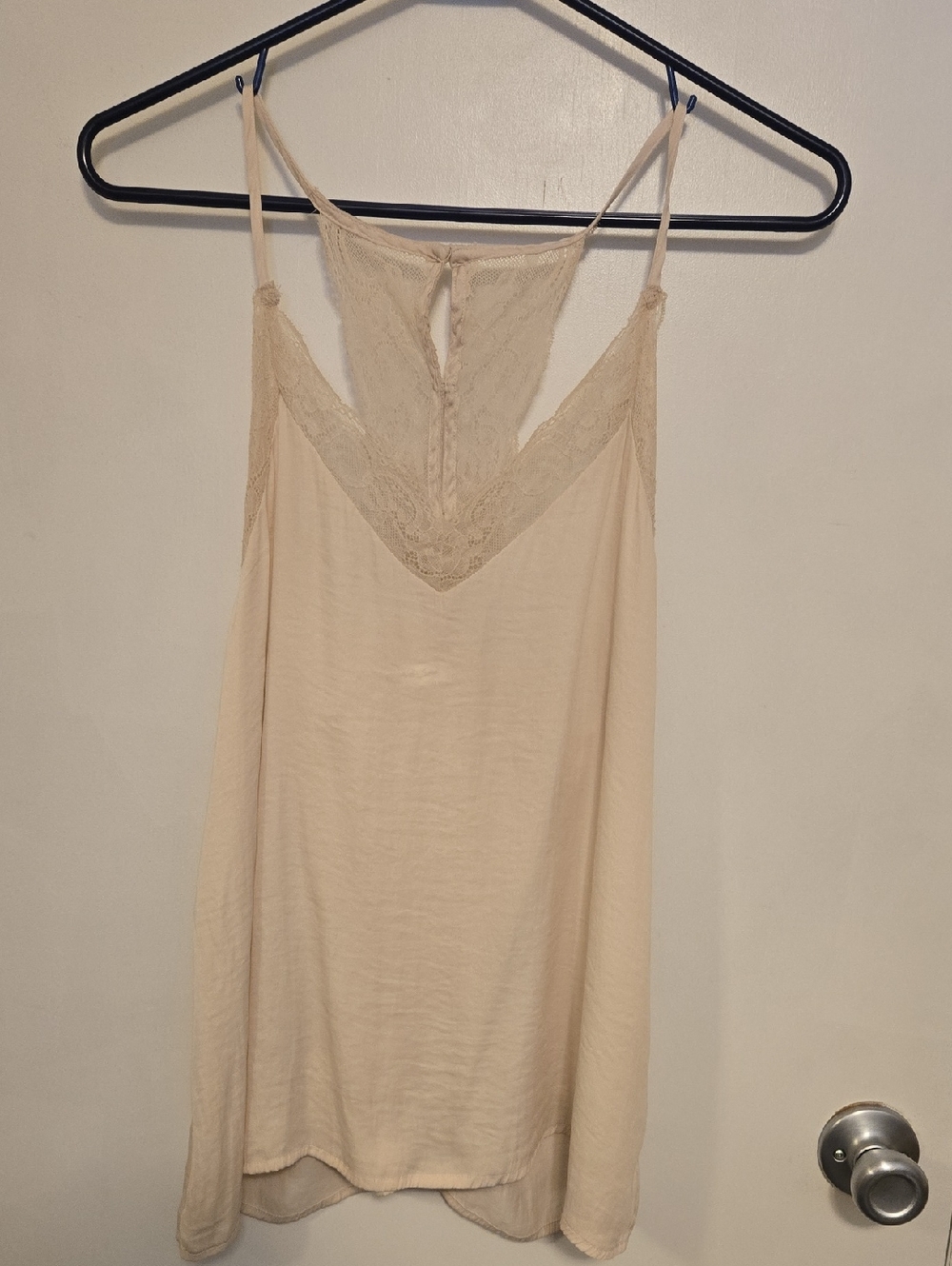 Mustard Seed Lace Button Camisole